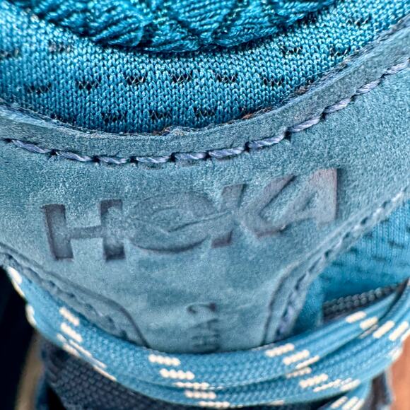 Hoka One One Blue Athletic Shoes - Picture 8 of 12